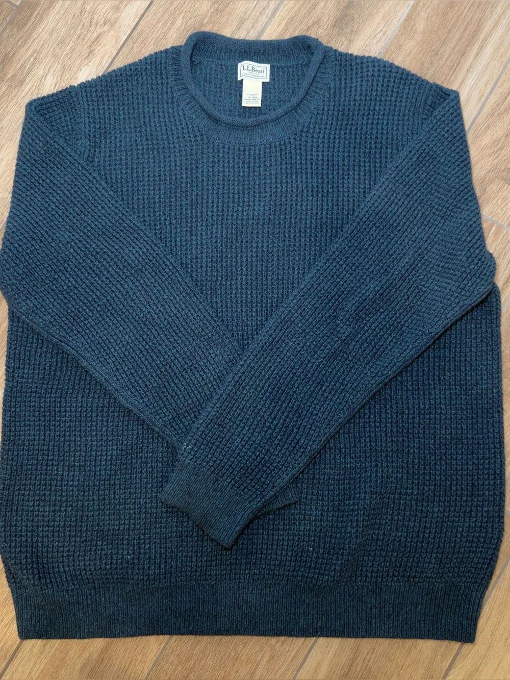 Men's L.L.Bean Organic Cotton Waffle Sweater XXL